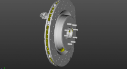 3D скан поворотного кулака Supra A80 + тормозной диск 360мм Lexus ISF