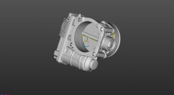 3D скан дроссельной заслонки Hitachi 70мм Infinity