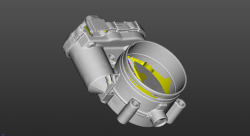 3D скан дроссельной заслонки Bosch 82мм