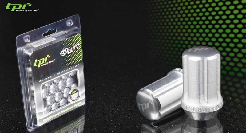 Гайки колесные 12*1,25*33 конус, 20 шт. и спецключ, алюминий, серебрянные