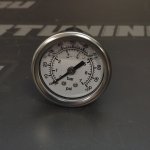 Манометр топливный 0-7 bar (белый); резьба 1/8 NPT,  BLACKROCK LAB