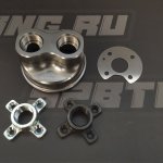 Проставка адаптер под вынос фильтра 2 выхода ORB AN-10 BLACKROCK LAB