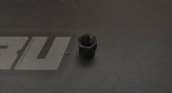 Фитинг мама AN3 D-03 алюминий черный, под опрессовку, Goodridge