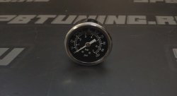 Манометр топливный 0-7 bar (черный); резьба 1/8 NPT,  BLACKROCK LAB