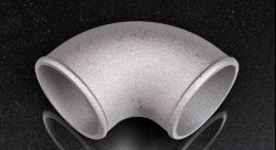 Отвод алюминиевый литой 83 мм 90 градусов