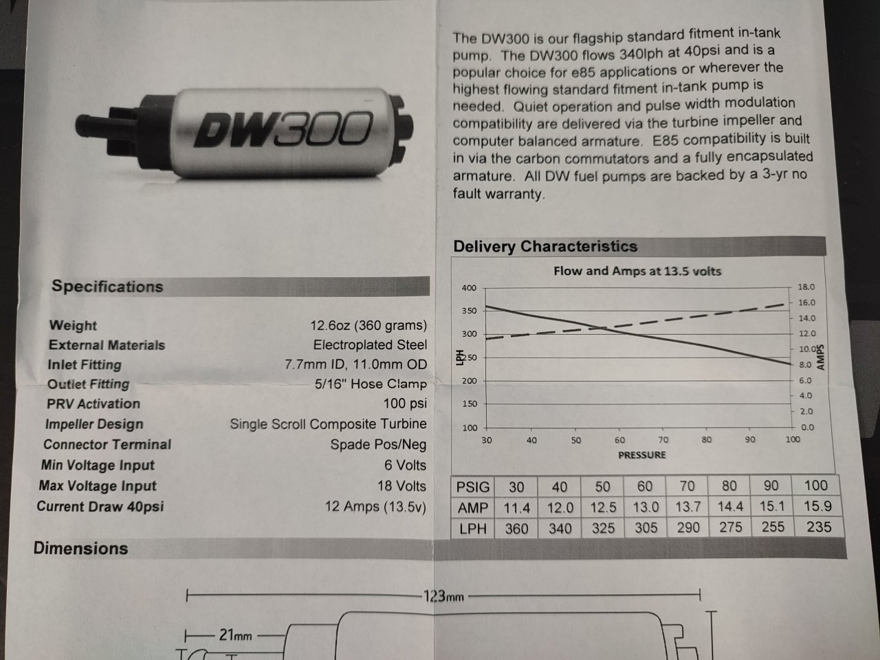 DeatschWerks насос топливный 340л\ч Mazda RX8 DW300