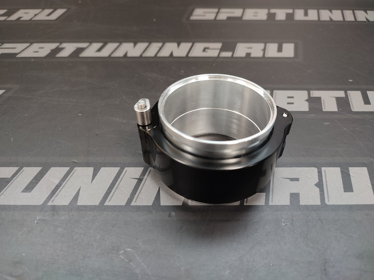 Хомут V-Band (HD Clamp) 89 мм (3,5") + 2 алюминиевых фланца, для впускных систем