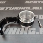 Хомут V-Band (HD Clamp) 89 мм (3,5") + 2 алюминиевых фланца, для впускных систем