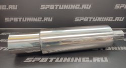 Бочка выхлопная HKS Hi-Power style большая вход 63мм выход 102мм