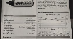 DeatschWerks насос топливный 340л\ч Mazda RX8 DW300