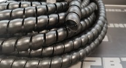 Тюбинг спираль 16 мм, полипропилен, черный (защита шланга)  