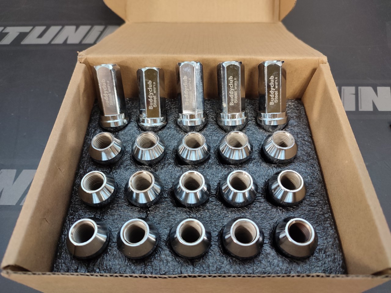 Гайки колесные Buddyclub M12*1.5 хром