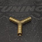 Тройник латунный Y-образный 12-12-12 мм