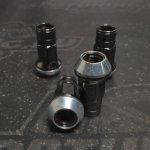 Комплект колесных гаек Racing Nuts 12*1,5mm - 4шт. - черные