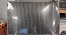 Радиатор алюминиевый Nissan Skyline R33 88мм MT AJS - черный