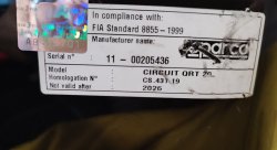 Ковш спортивный SPARCO CIRCUIT QRT (Б/У)