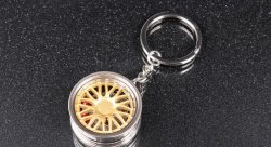 Брелок "WHEEL 68" GYCA   - золотой