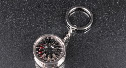 Брелок "WHEEL 68" GYCA - черный