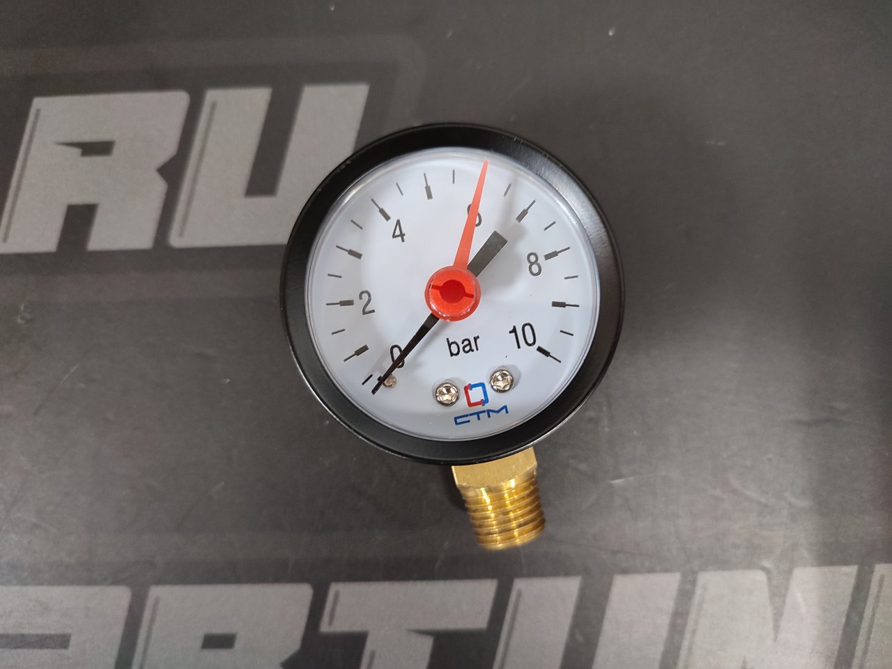 Манометр масляный/топливный, 63мм, G1/4" до 1МПа