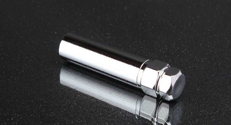 Гайки колесные 12*1,25*33 конус, 20 шт. и спецключ, алюминий, синие