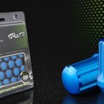 Гайки колесные 12*1,25*33 конус, 20 шт. и спецключ, алюминий, синие