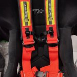 Ремни безопасности Beltenick 4-х точечные со стандартной застежкой, красные