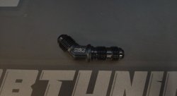 Фитинг в перегородку AN4 45 градусов