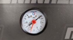 Манометр масляный/топливный, 49мм, G1/4" до 10 бар