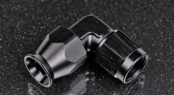 Фитинг AN6 90° под тефлоновый шланг PTFE, усиленный