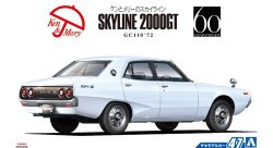 Сборная модель NISSAN GC110 SKYLINE 2000GT `72