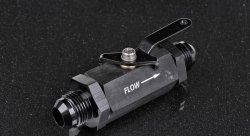 Кран (вентиль) AN6, черный AB88