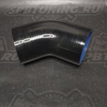 Патрубок силиконовый 70мм  90 градусов, черный