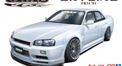 Сборная модель NISSAN SKYLINE ER34 TYPE-R URAS `01