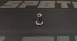 Заклепка-гайка плоский буртик М6 нержа/